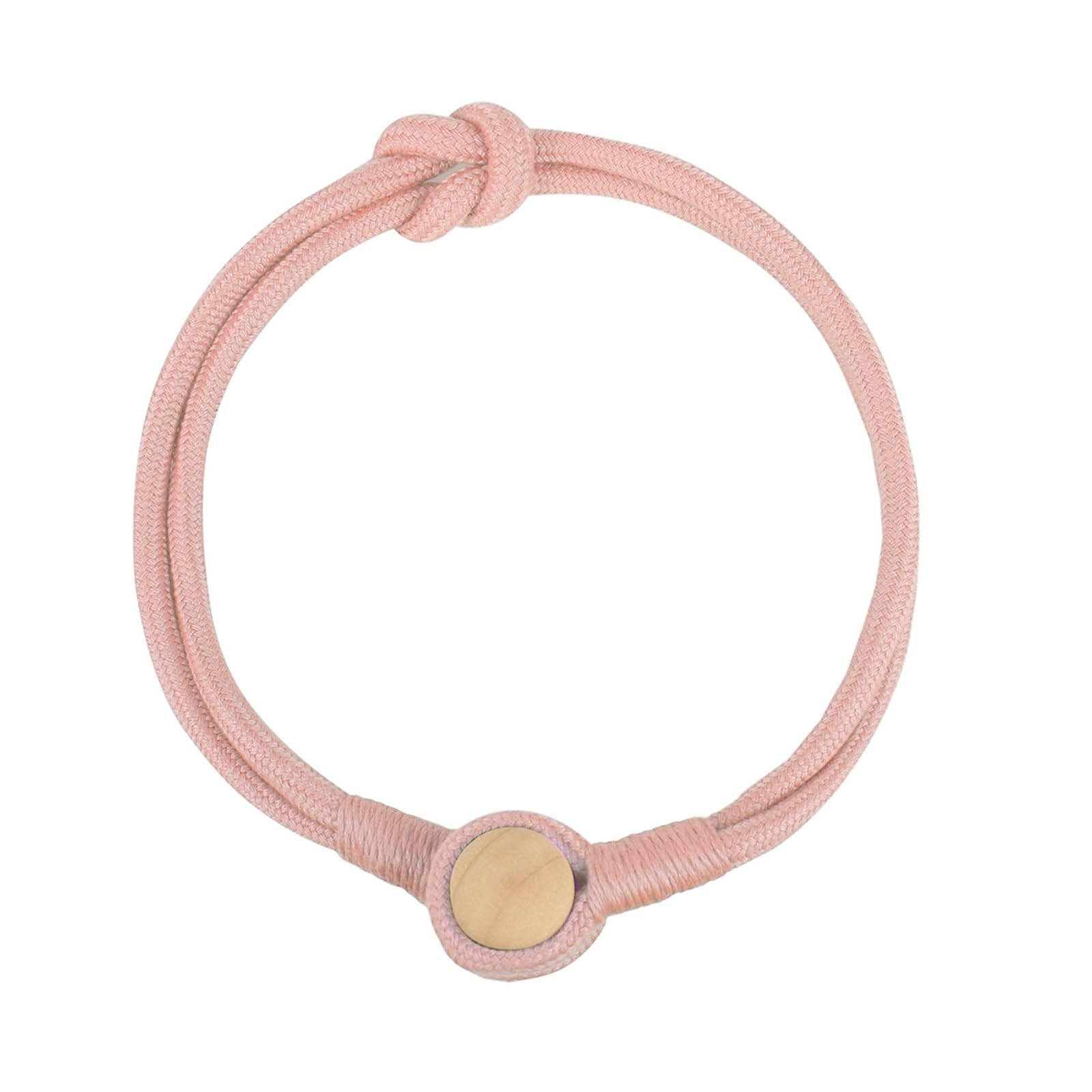 Embrasses de Rideaux magnétiques en Coton tissé à la Main, 4 pièces, Support, Boucle Corde, Accessoires décoration for Maison pour Maison(Pink)
