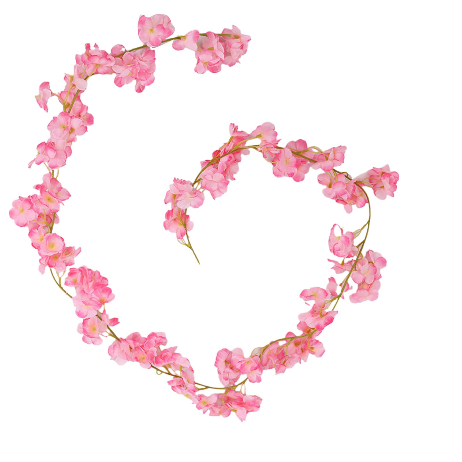 Jazuaiao 180CM Flower Arrangement 3Pcs Flower Vine for Ceiling Party Backdrops Decoration Artificial Flowers Decoration