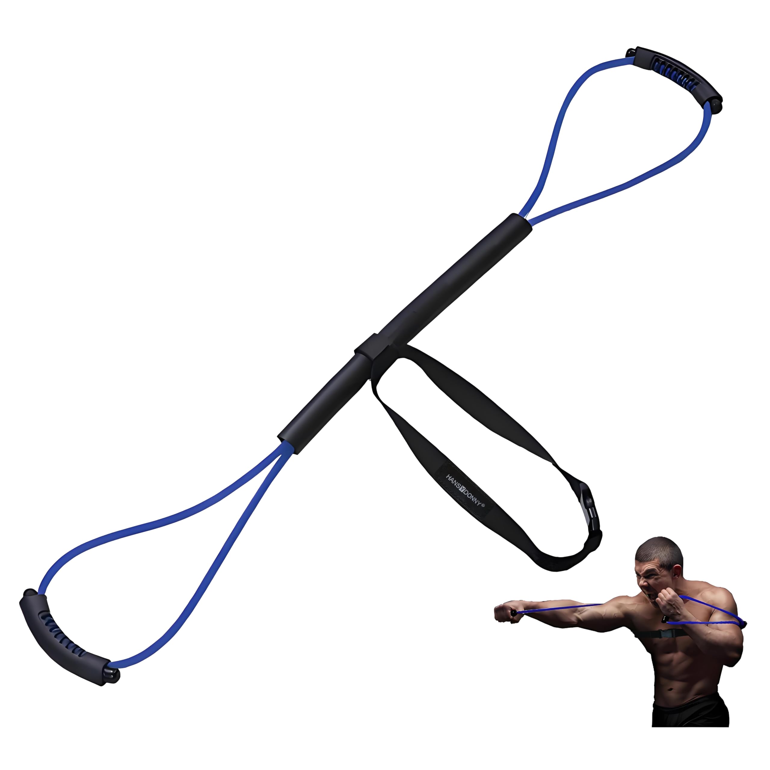 𝐇𝐀𝐍𝐒𝐘𝐃𝐎𝐍𝐍𝐘 Boxing Resistance Bands for Explosive Speed &amp; Power