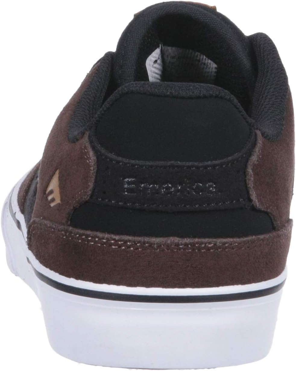 Emerica Men's The Reynolds Low Vulc Skate Shoe 5.5 Brown/Black