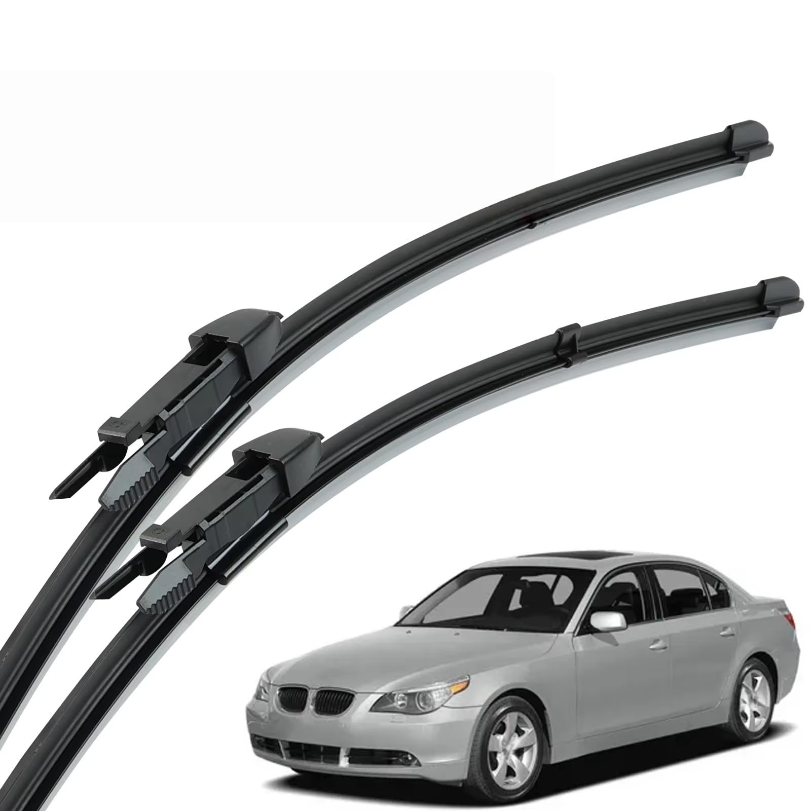Balais d'essuie-glace haut de gamme BMW Série 5 530i E60 24" et 23" pouces