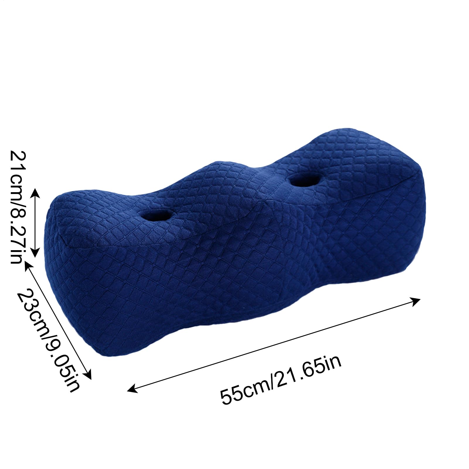 Generisch Almohada para levantamiento de piernas: por debajo de la rodilla, apoyo con memoria de alta densidad, cómoda almohada para levantamiento de piernas para reposo en cama, recuperación