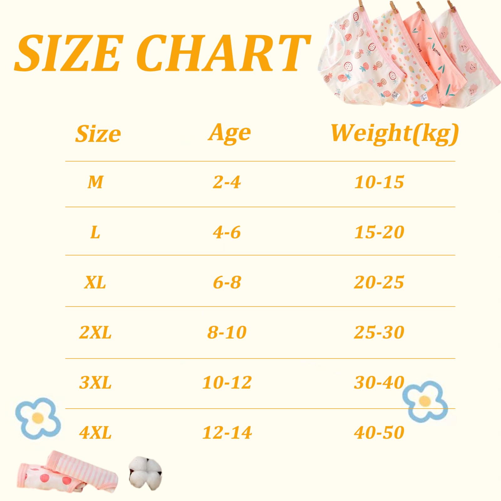 12 Pacchetto Ragazze Biancheria Intima Cotone Ragazze calzonini Pantaloni Morbidi Traspiranti Baby Briefs 2-14 Anni