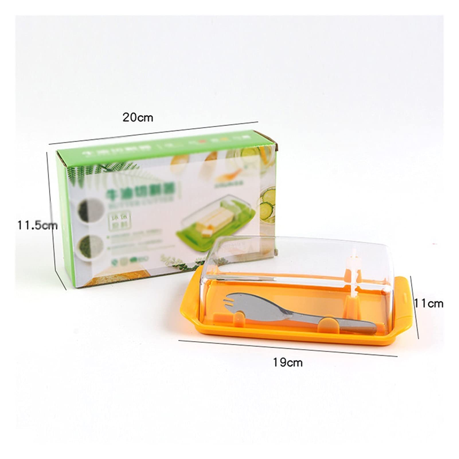 Scatola Portaburro Con Taglierine Integrate – Contenitore Per Burro Con Coperchio A Tenuta, Ideale Per Cucina, Frigorifero E Campeggio - 2