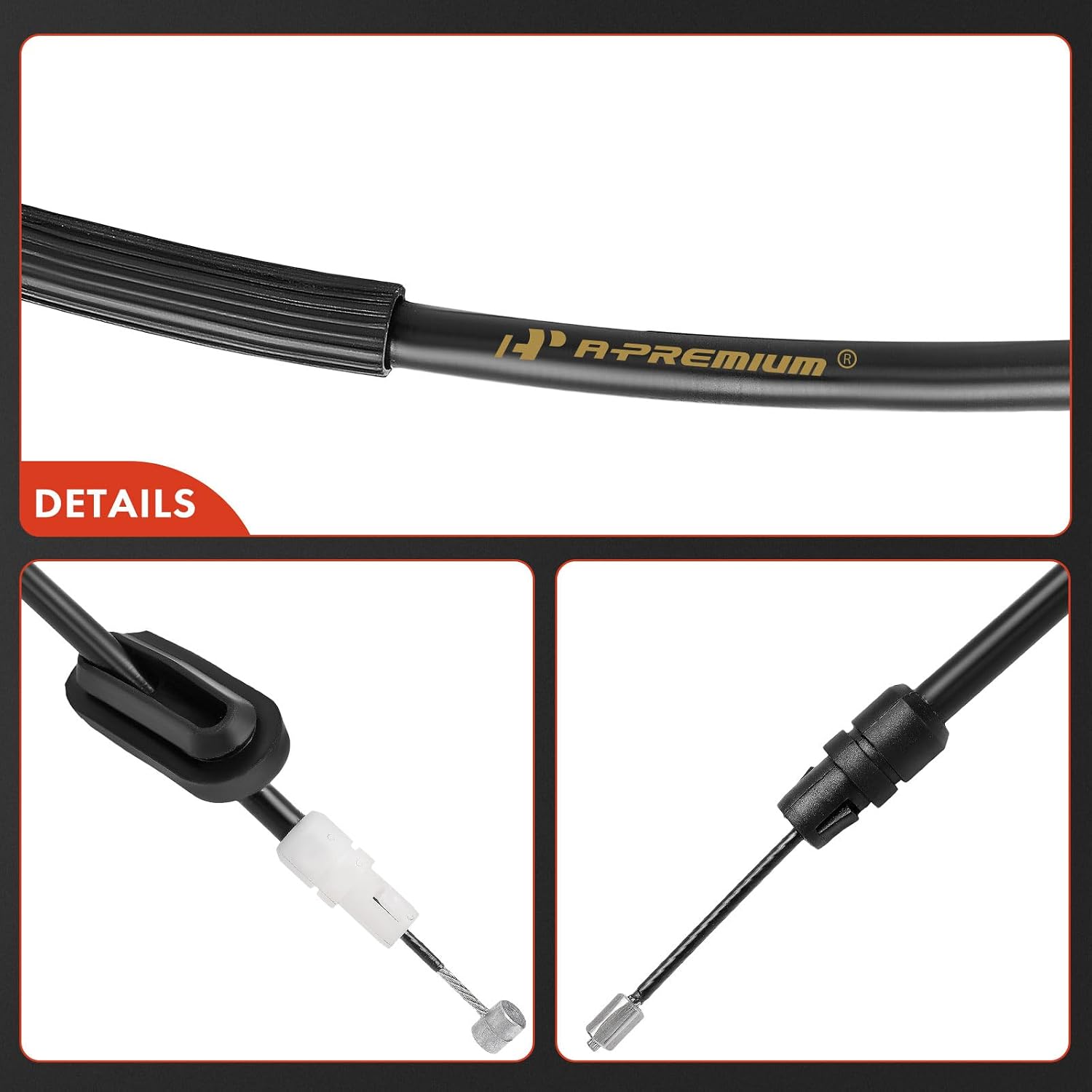 A-Premium Front Side Parking Brake Cable Assembly Compatible with Ford Models - 2009-2014 - F-150 - Replace# 9L3Z2853A
