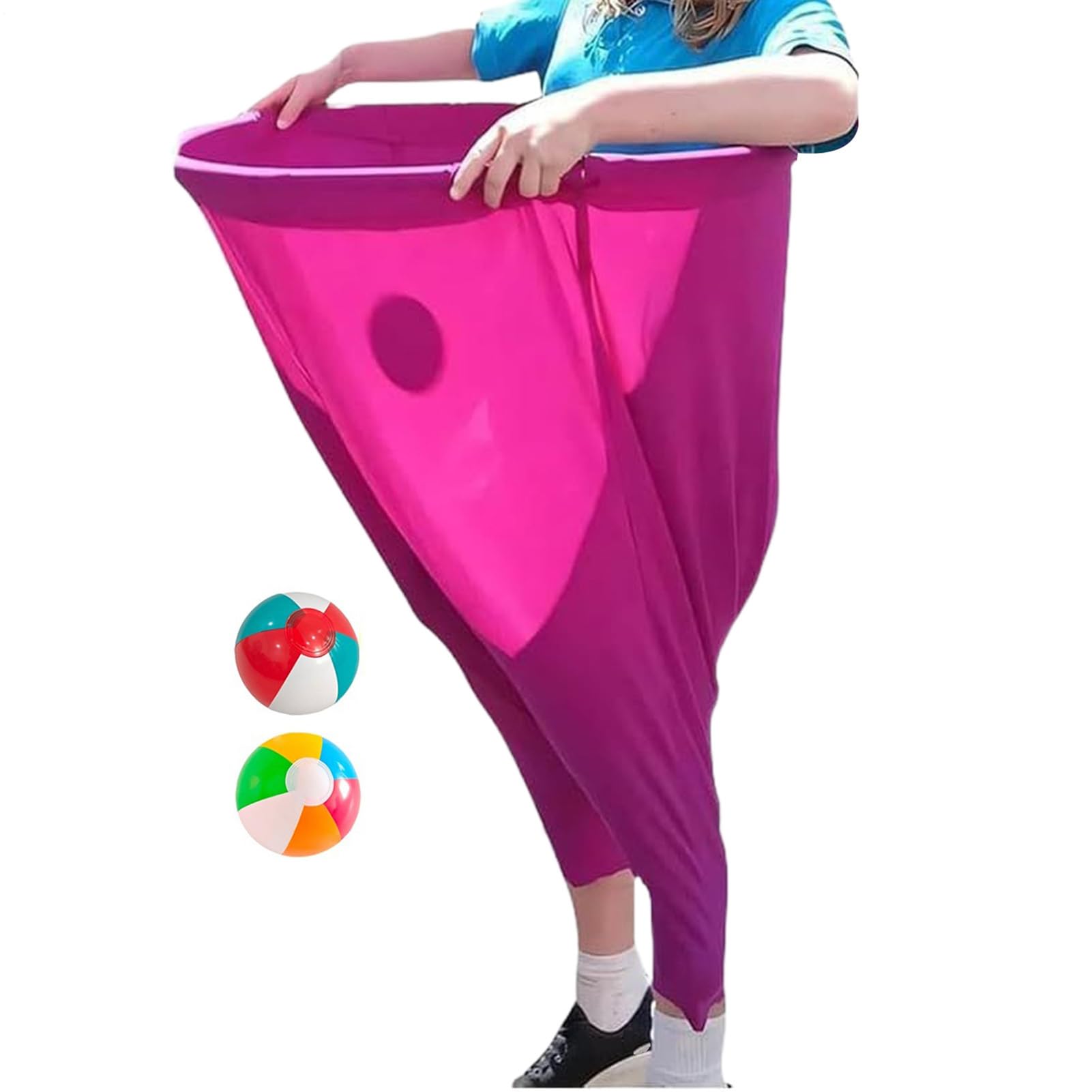 Granny Pants Yard Game Bambini, Set Di Giochi Di Cattura, Con 2 Palline Rimbalzanti E Pantaloni Elastici Giganti Divertenti Per Parchi Festival Raduni Familiari E Prati Scolastici