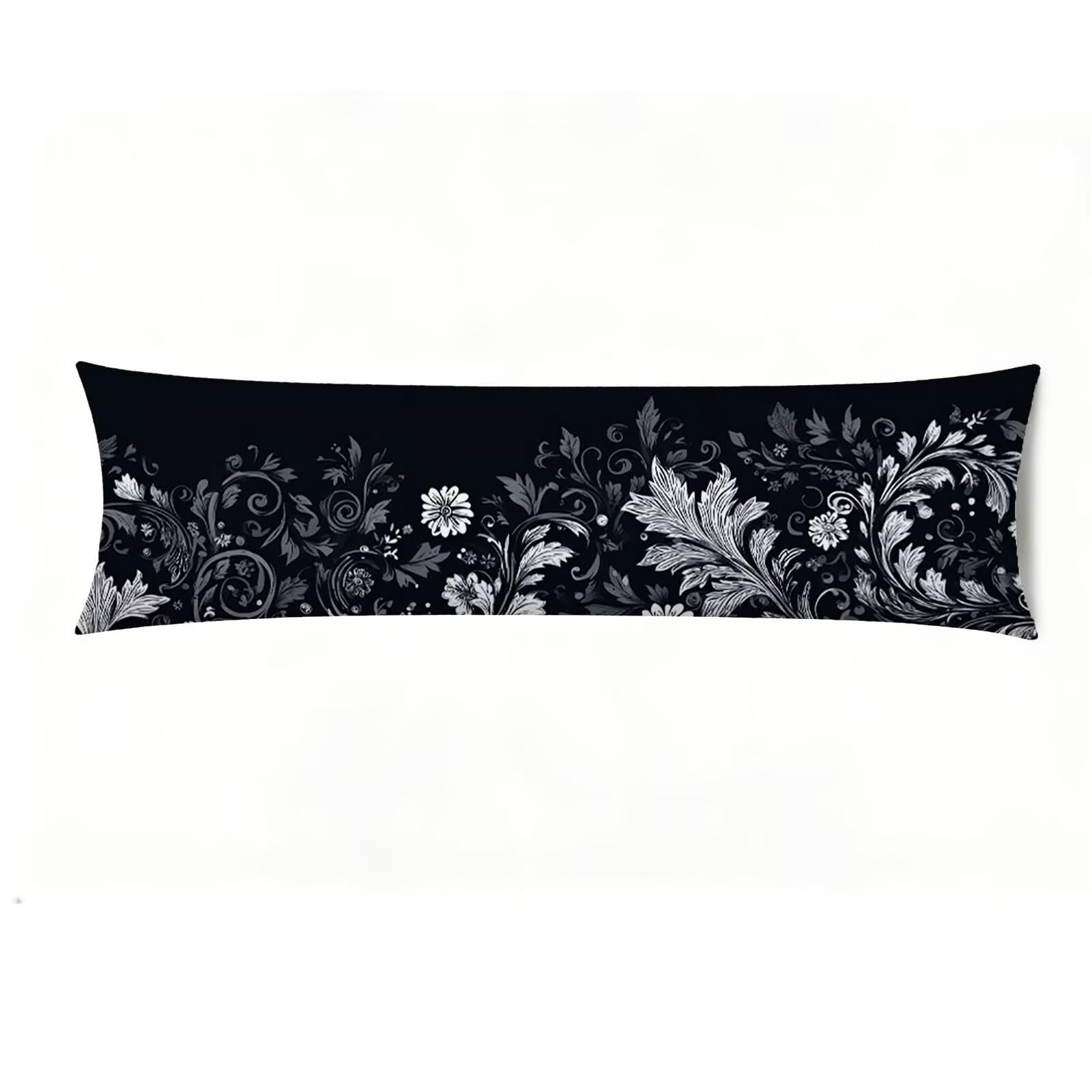 Taie de traversin longue 40 x 120 cm avec fermeture invisible pour un oreiller décoratif parfait