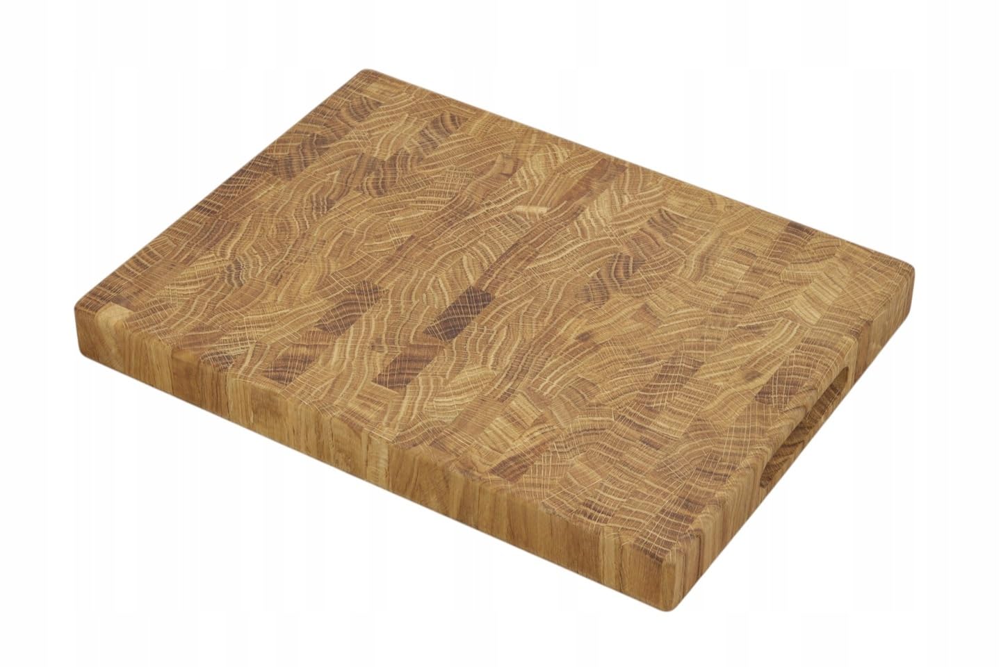 merbiles Ahşap Büyük Boy Endgrain Şef Kesme Tahtası Kayın Ağacı 40x30x4