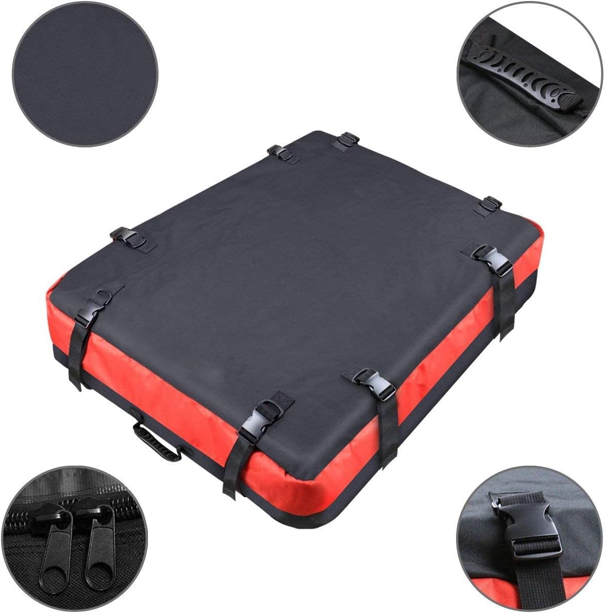 Capacity Waterproof Car Roof Bag Top Cargo Storage Rooftop Luggage Box Water Resistant for Car with Racks