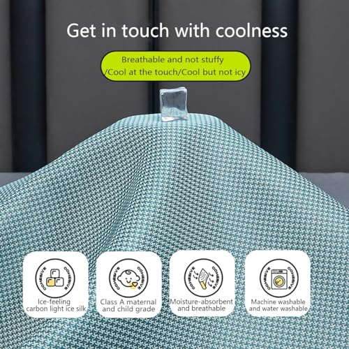 Coprimaterasso rinfrescante in bambù, per letto matrimoniale, in rattan, traspirante, pieghevole, migliora il comfort e la qualità del sonno, ideale per un sonno fresco