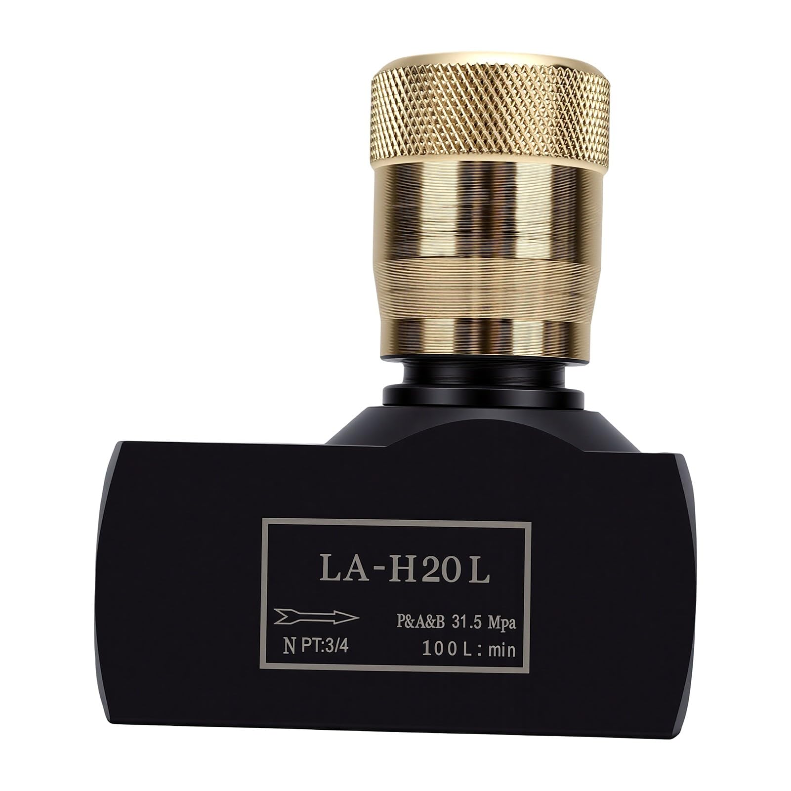 Válvula de Control de Flujo Hidráulico NPT de 3/4 de Pulgada de Acero Al