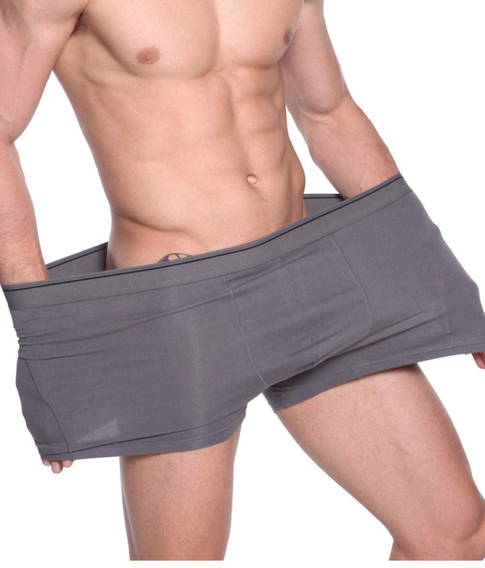 Calzoncillos Masculinos 4 Unids/Lote Bragas Masculinas Hombres Boxers Shorts Mr Spring Cotton Loose Large Extra Plus Size Fat Underwears 6XL Stely A