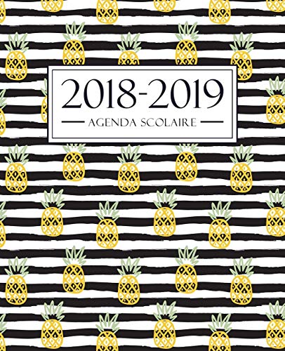 Télécharger Agenda scolaire 2018-2019: 19x23cm : Agenda 2018 2019 semainier : Motif ananas 4268 PDF
