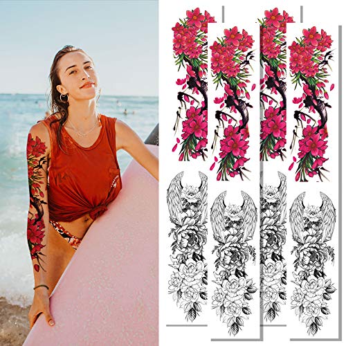 Buy Beautiful Spring Temporary Tattoo for Women and Girls (L19“xW7 ...