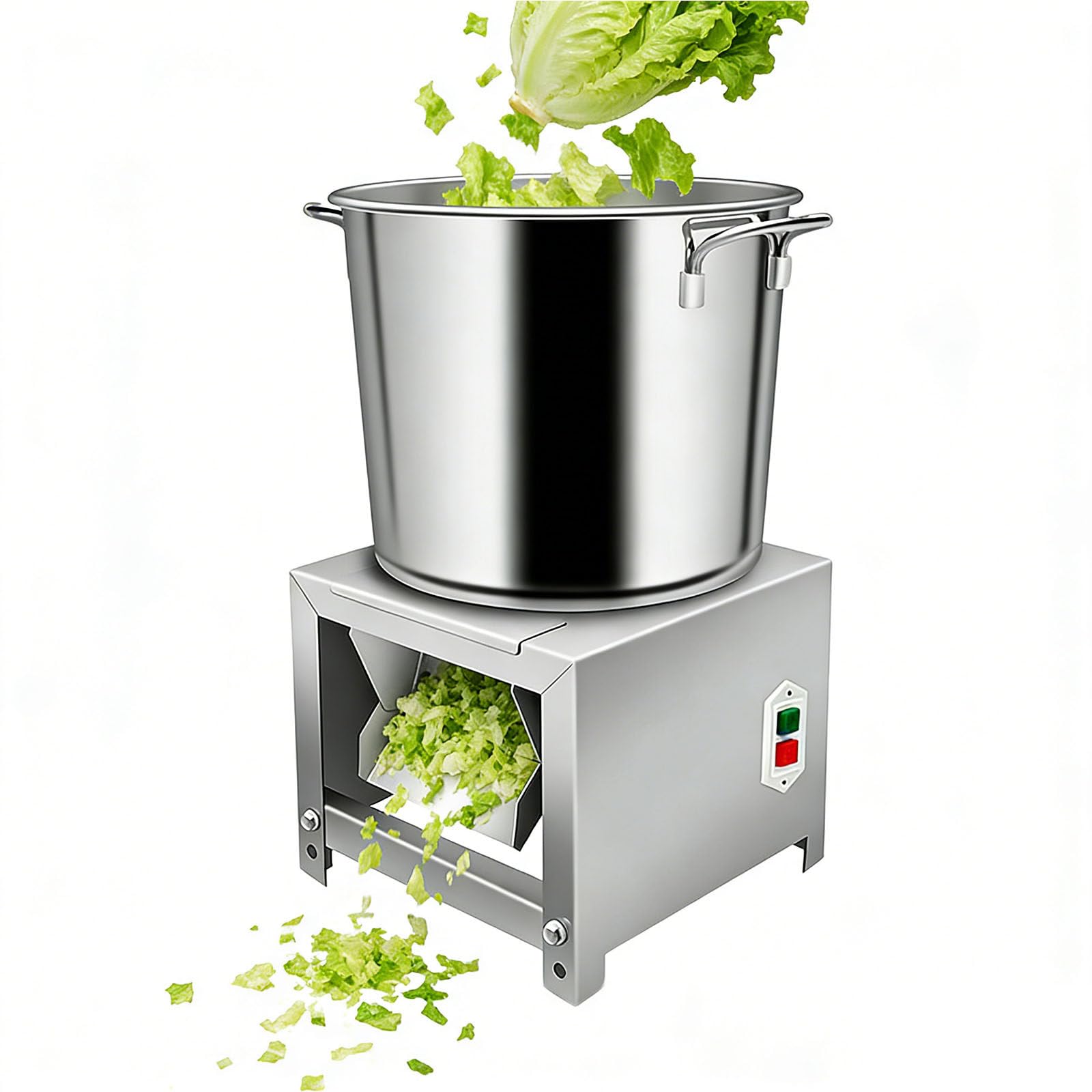 XNZJHPP 1800W Commercial Food Processor - Multifunctional Electric Vegetable Chopper, 3500rpm Stainless Steel Shredder & Grater for Vegetables, Grains, Nuts, Garlic & More (1800w)