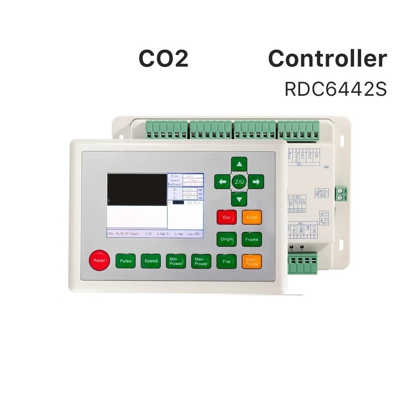 Controlador CNC, Controlador DSP Láser Co2 RDC6442G For Máquina De Grabado Y Corte RDC 6442 6442G 6442S para enrutador CNC(Plus Wireless Handle)