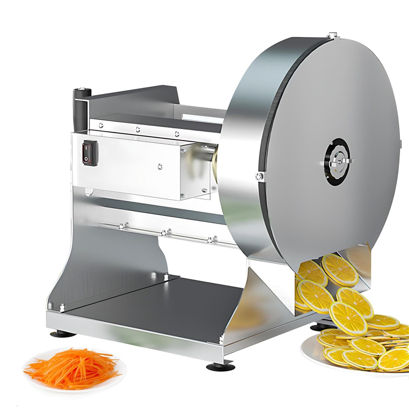 Elektrischer und manueller Dual-Modus-Lebensmittelschneider mit einstellbarer Dicke, ideal für Krautsalat-Sauerkraut und Salate