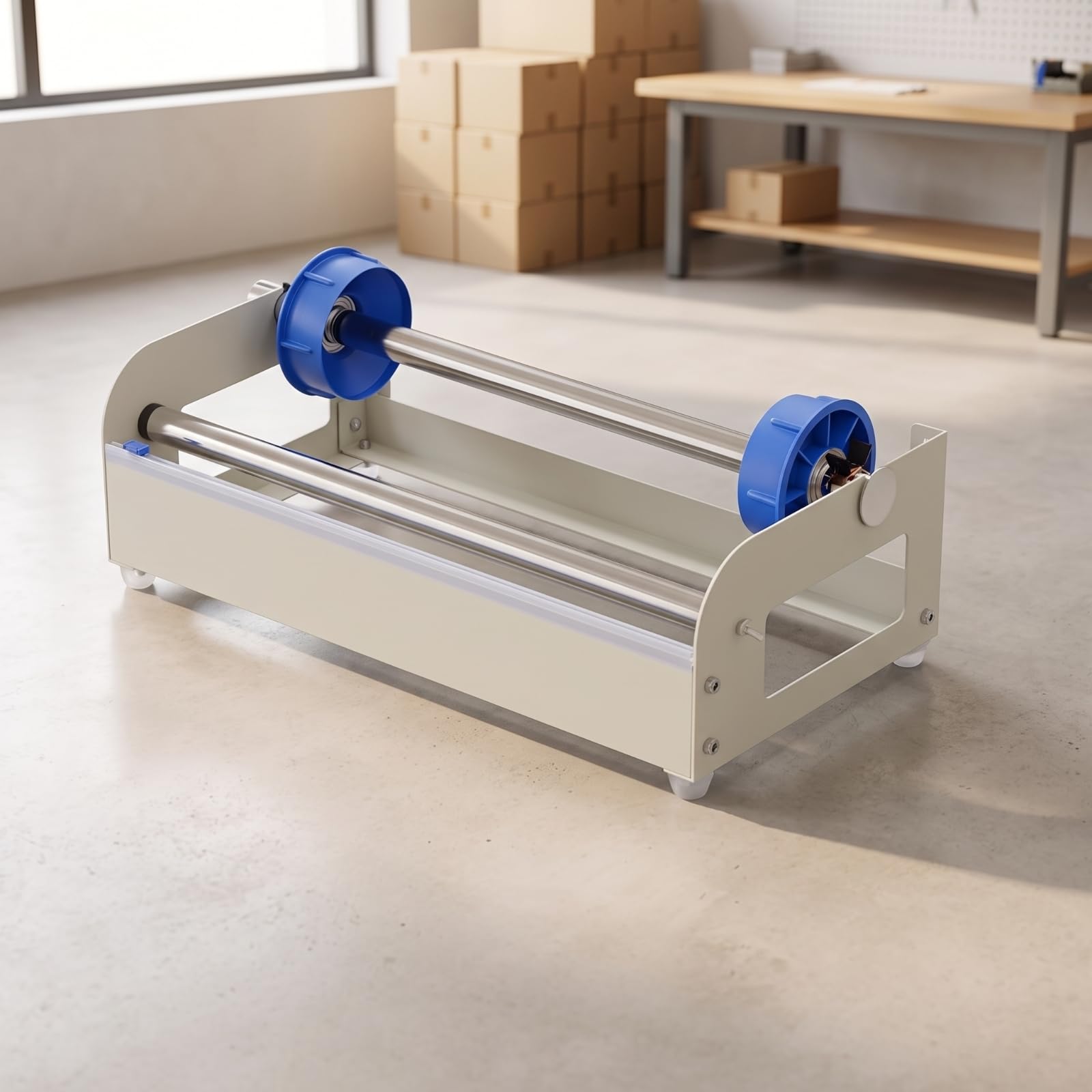 Stretchfolienabroller mit schneidevorrichtung stabil stretchfolienabroller kompatibel handstretchfolienabroller für lagerarbeiter, versand, 50CM