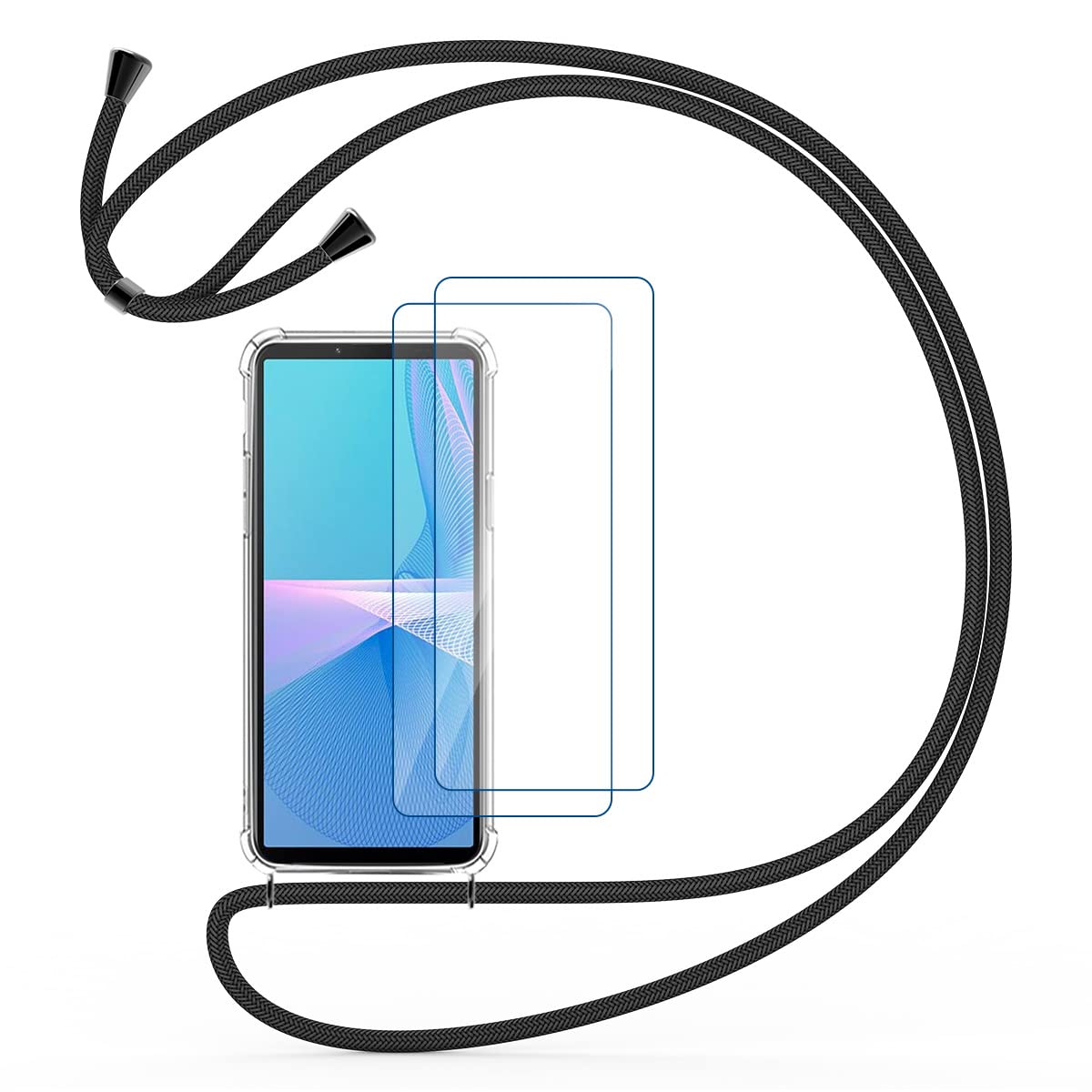 J&D Case Für Sony Xperia 1 III – Transparente Silikonhülle, Stoßfest & Kratzfest