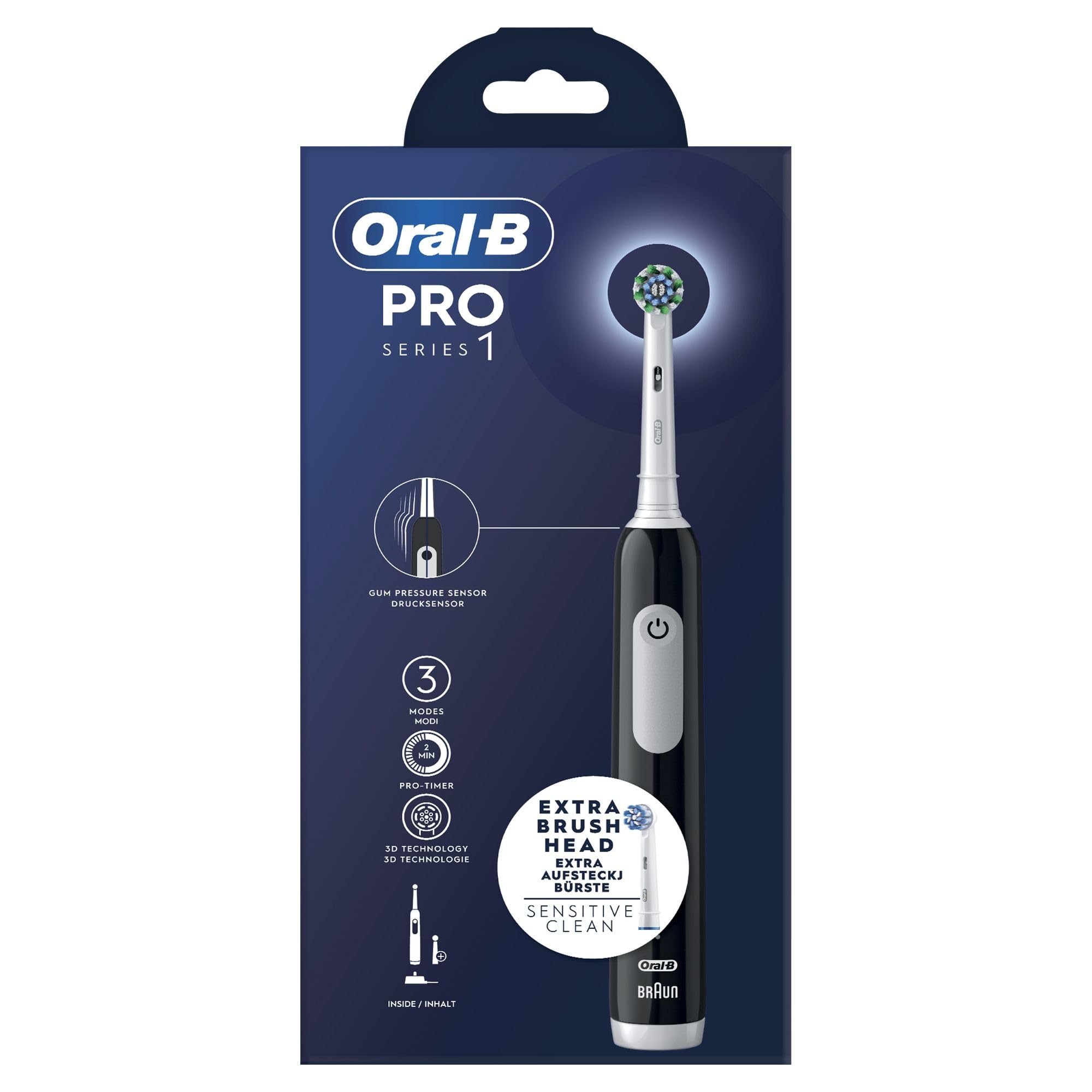 Oral-B PRO Series 1 Cepillo de Dientes Eléctrico Negro