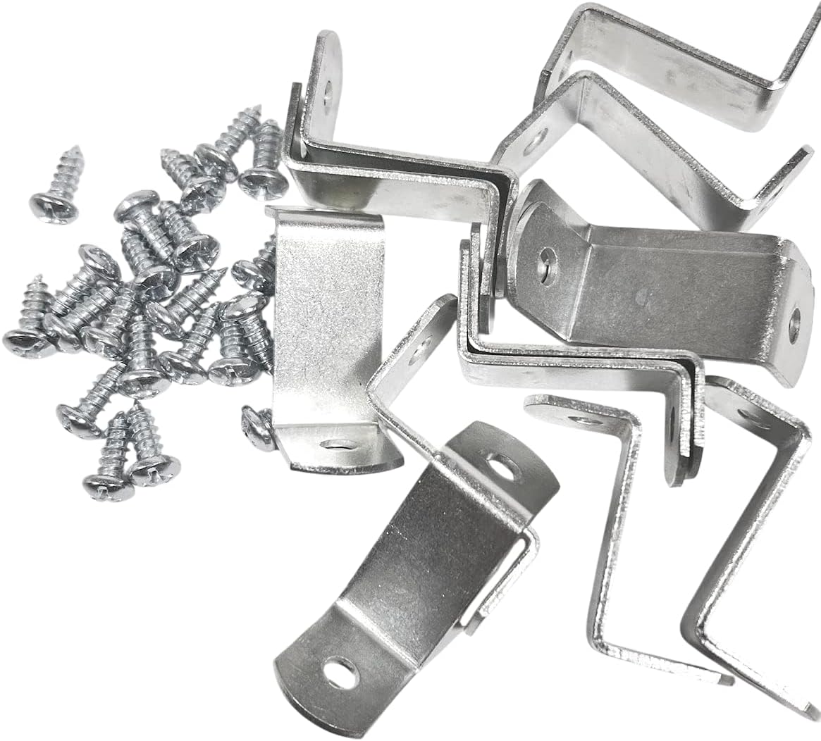 1" Canvas Offset Clips Extra Heavy Duty with Screws 20 Pack