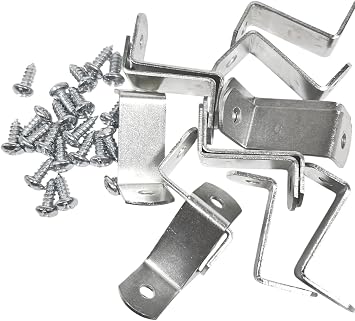 1" Canvas Offset Clips Extra Heavy Duty with Screws 20 Pack