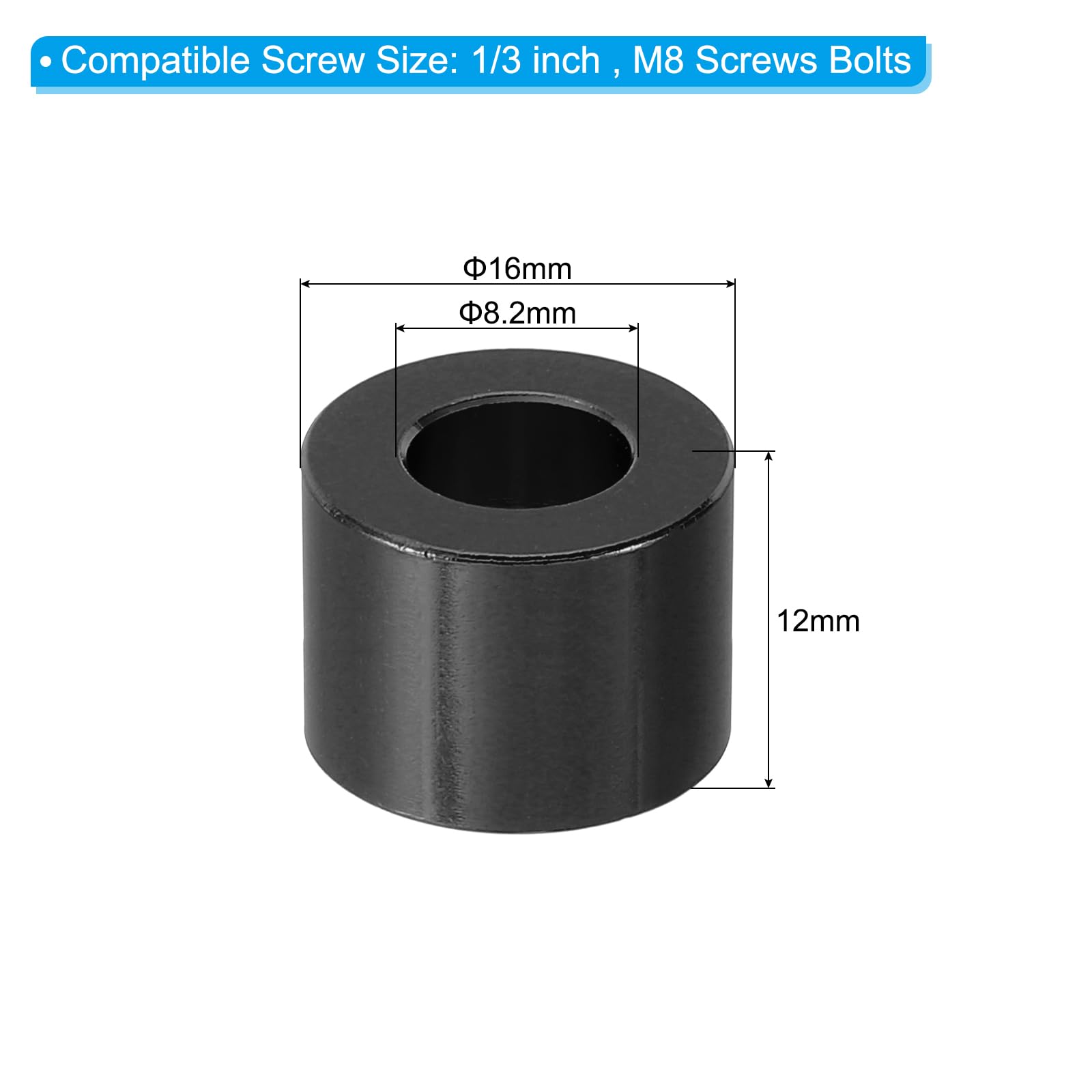 PATIKIL M8 Aluminum Spacer - Image 2