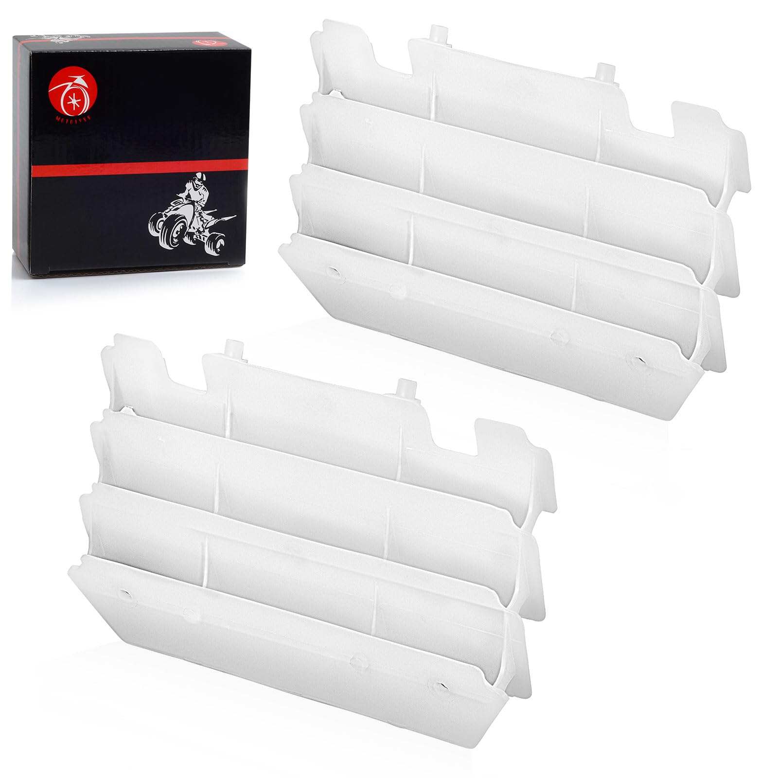 Radiator Shrouds Guard Set for Kawasaki KX125 KX250 1997-2005