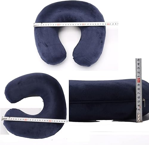 Miniatura 2 de Abrigo corto de felpa almohada de PVC almohada inflable almohada de viaje al aire libre almohada en forma de U Almohada inflable inflable para