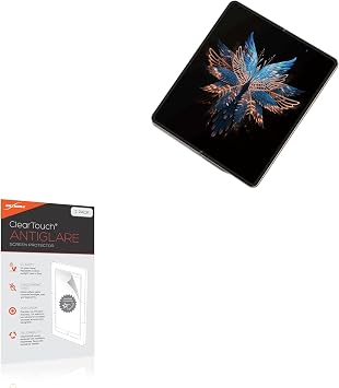 BoxWave Screen Protector Compatible with Tecno Phantom V Fold - ClearTouch Anti-Glare 2-Pack, Anti-Fingerprint Matte Film Skin
