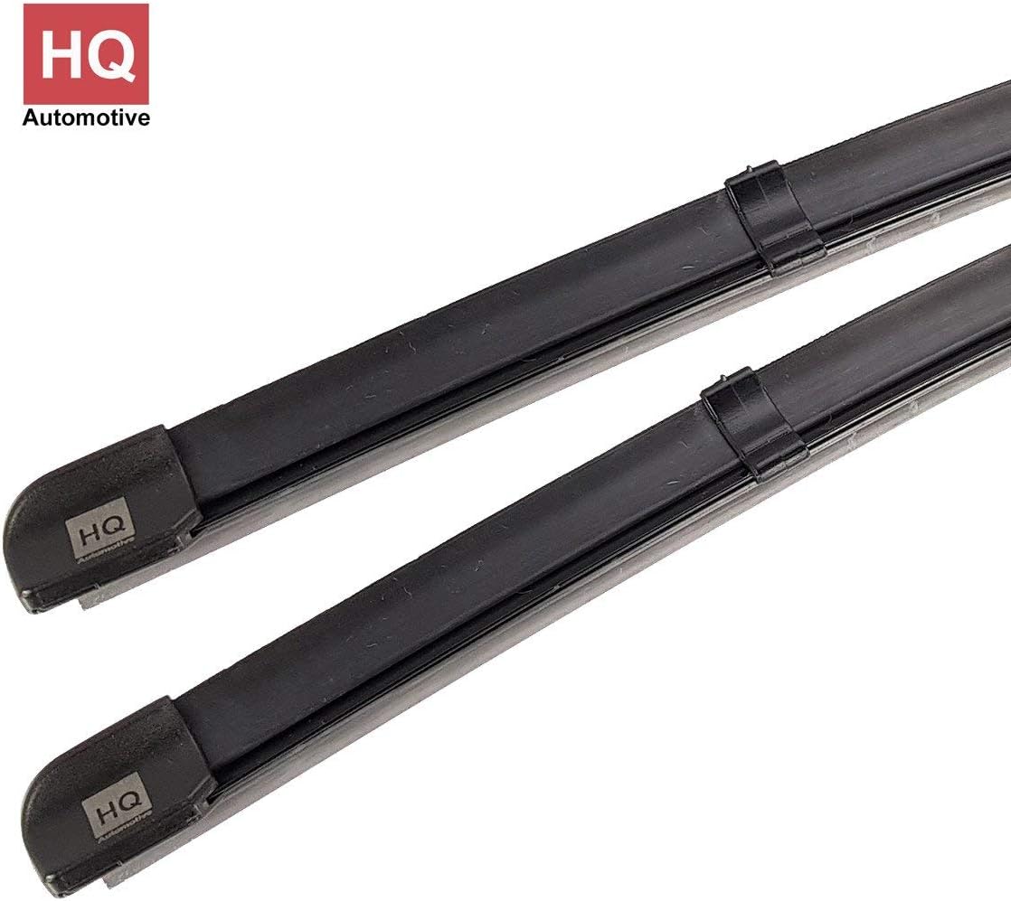 HQ AUTOMOTIVE Front 2pcs Windscreen Wiper Blades fits Dacia JOGGER, SANFERO, LOGAN MK3 2021-onwards Replacement Blades Graphite-Coated Natural Rubber No Smear Judder-Free Model ADF61-421