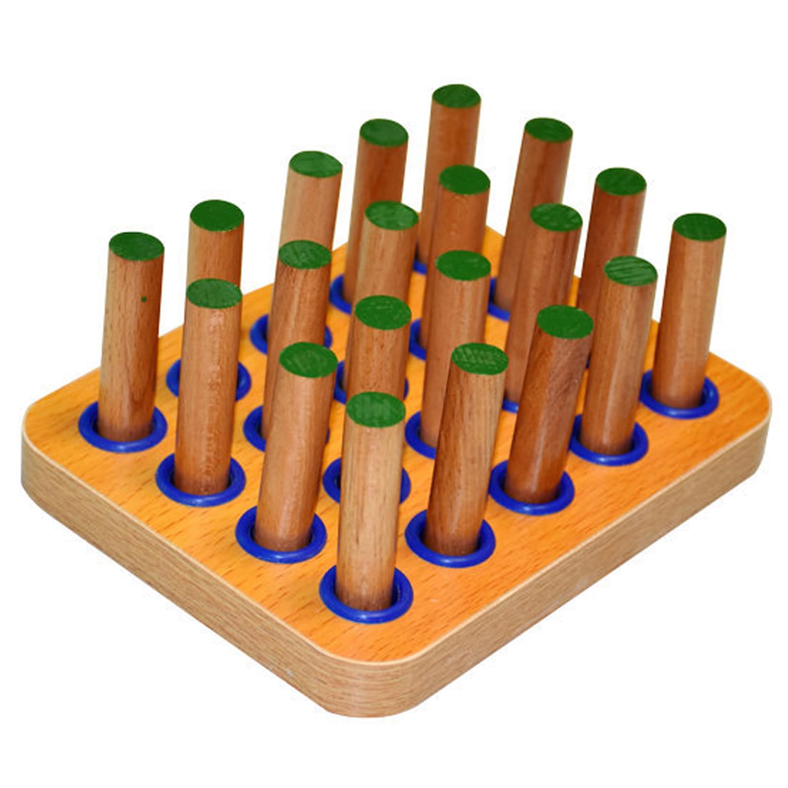 EsiFare 指の器用さのための木製ペグボード 指の運動ペグボード リハビリテーション指インソール 指の運動のためのペグボード ボードを傾けて挿入し 指と上肢のコントロールを強化し、手と目の協調性を向上させるための細かい運動技能のグリップトレーニング 約 18x14x7cm