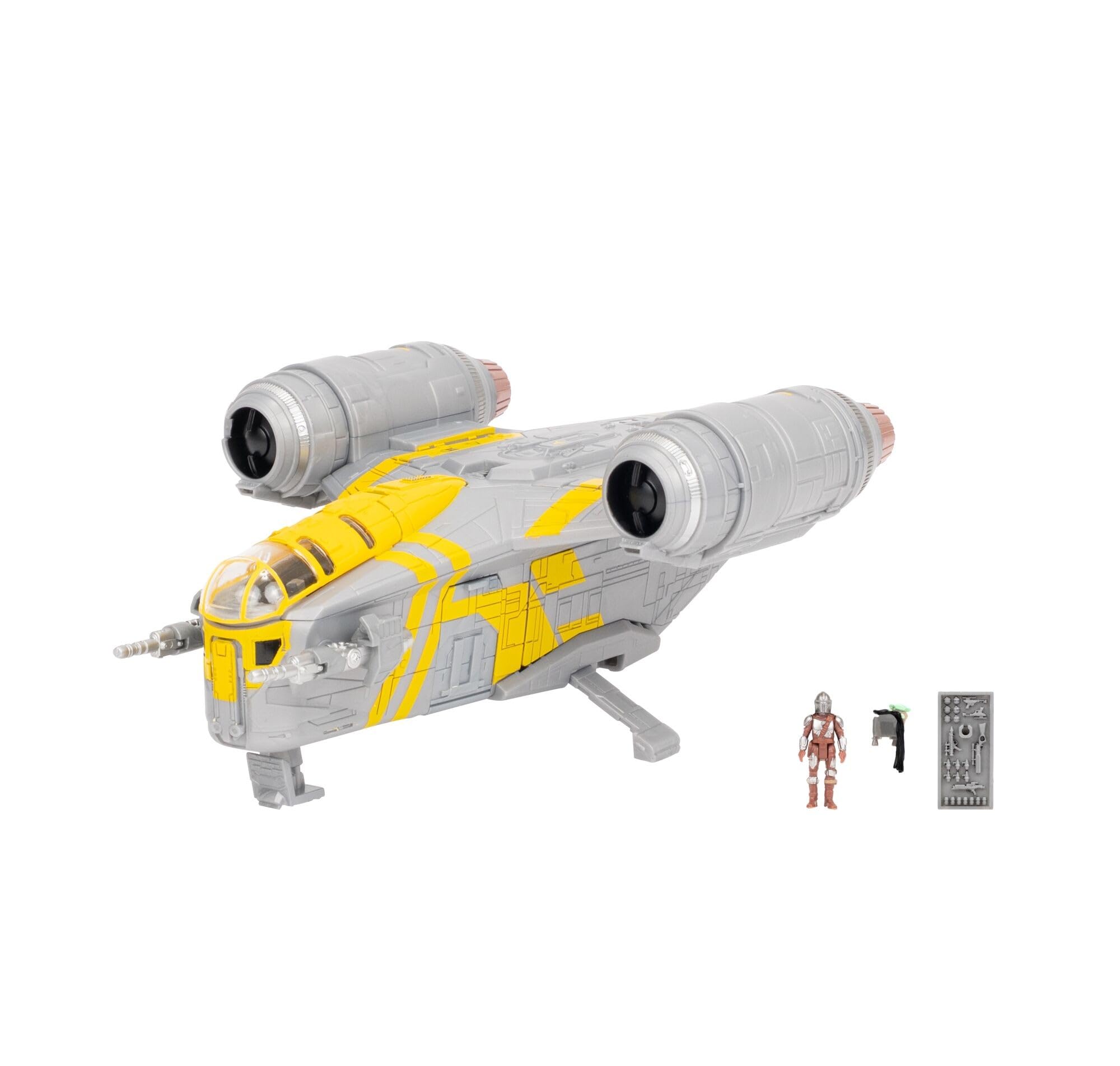 Star Wars™ Micro Galaxy Squadron Razor Crest - 18 cm Vehicle with 2,5 cm Micro Figure Accessory