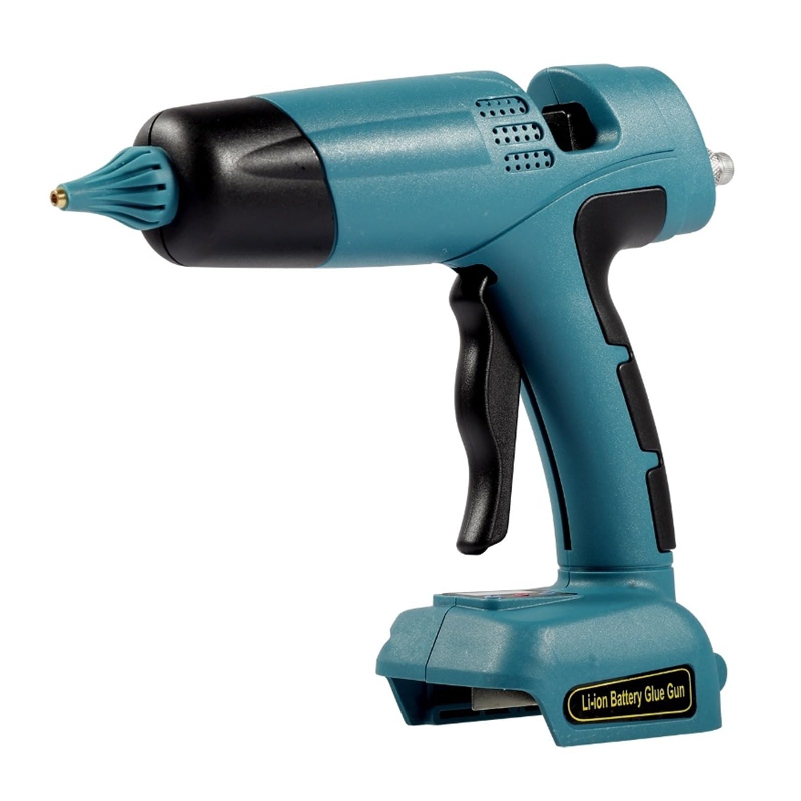 Yfdgd Blue Glue Gun Only 100W Electric Hot Melt Glue Gun Cordless For 21V Battery Diy Welding Air Digital Display 11Mm Sticks Quick Reliable Flow Bonding(Blue Glue Gun Only)