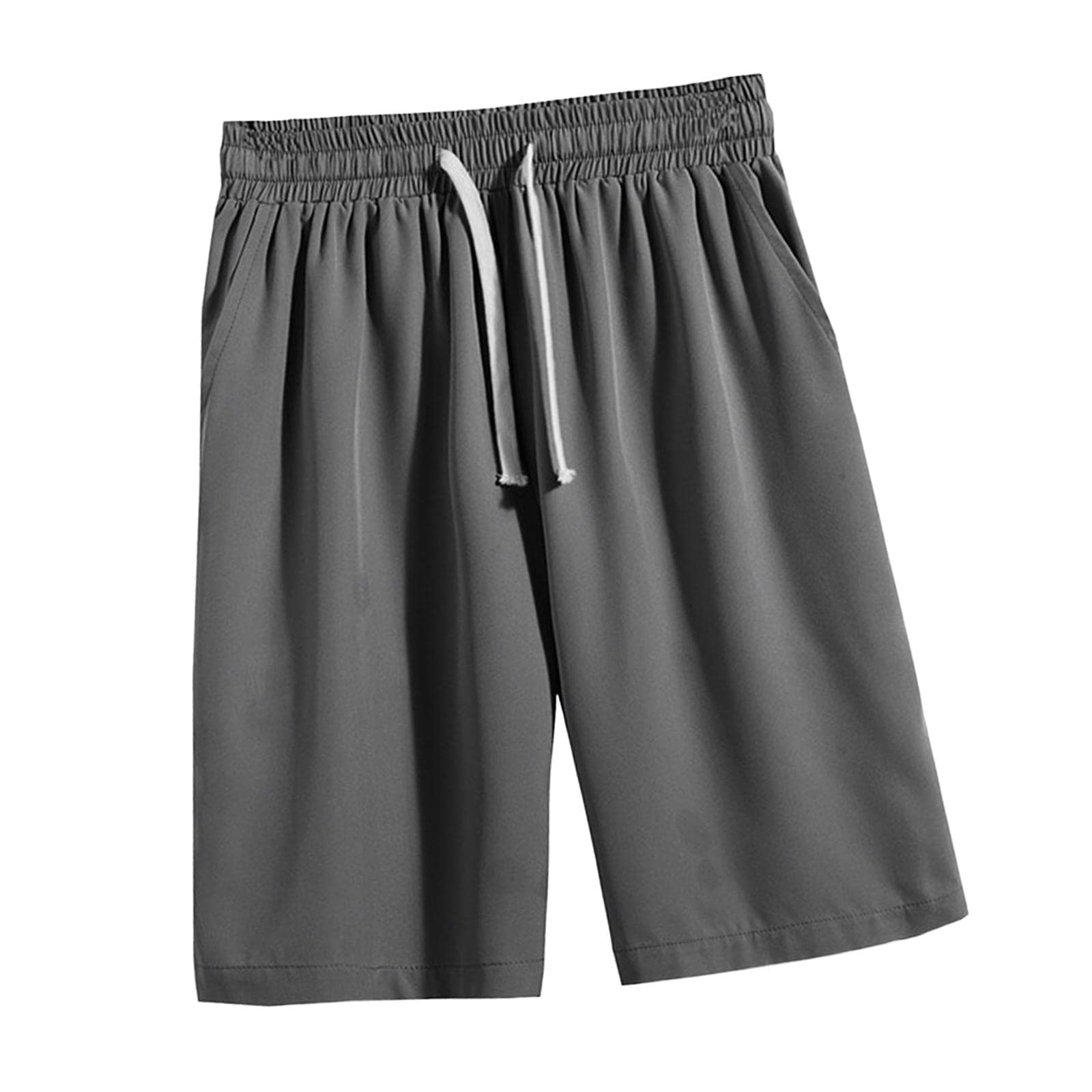 Men's Sports Shorts Basketball Quick Drying Long Workout Men's Summer Shorts XXL Dark Gray-image-6