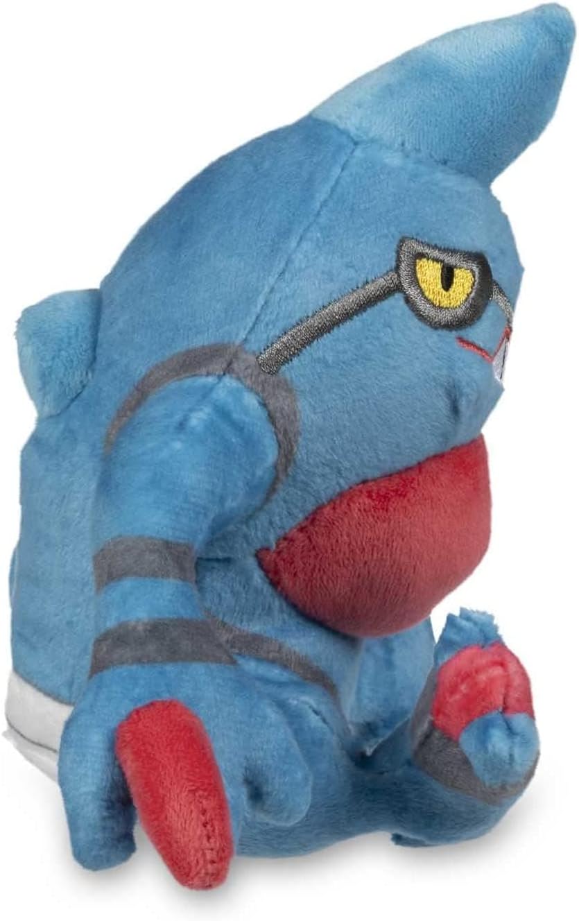 Pokemon Center: Sitting Cuties: Toxicroak Plush # 454 - Generation 4-6 in