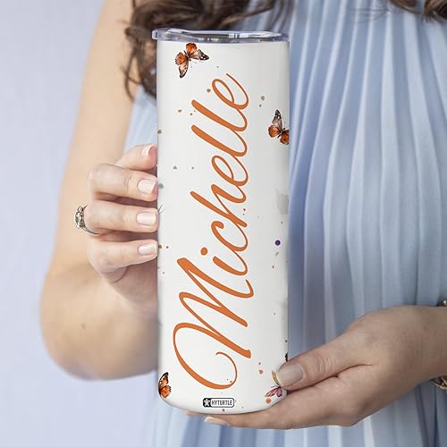 Miniatura 10 de Hyturtle Vaso delgado de girasol personalizado, regalos de cumpleaños, día de la madre, para niñas y amigas, regalos de girasol para mujeres,