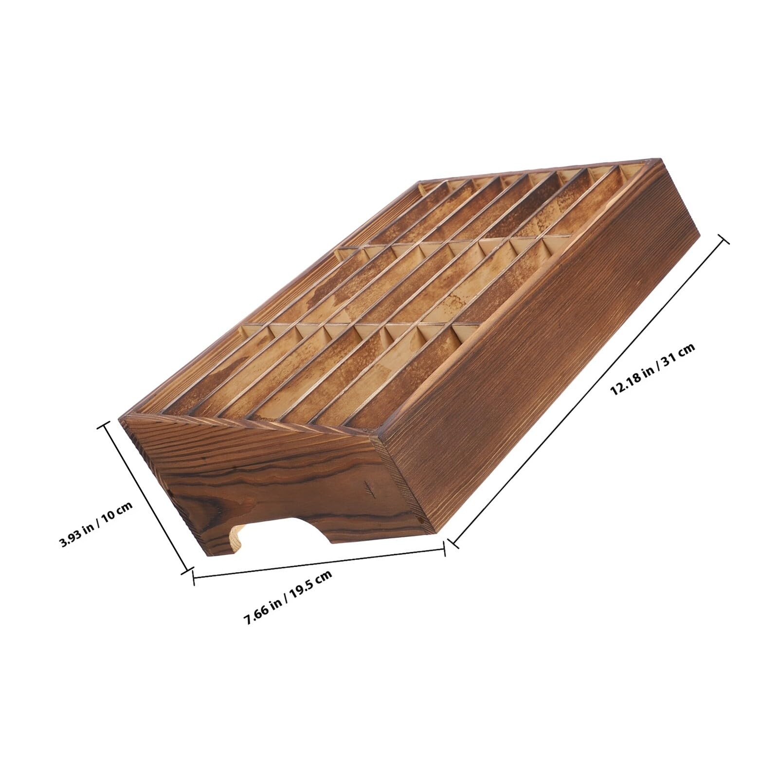 Alasum Scatola Porta Cellulari in Legno per Scrivania Scomparti Multipli, Resistente e Semplice, per Ufficio, Classe e Casa