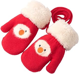 YLYMWJ Baby,Clothing,Baby Boys 0-24m,Accessories,Gloves & Mittens YLYMWJ Baby Gloves on String Cute Cartoon Gloves Cold Weather Warm Knit Magic Mittens Toddler Stretch Mittens for 2-5 Y Boys Girls