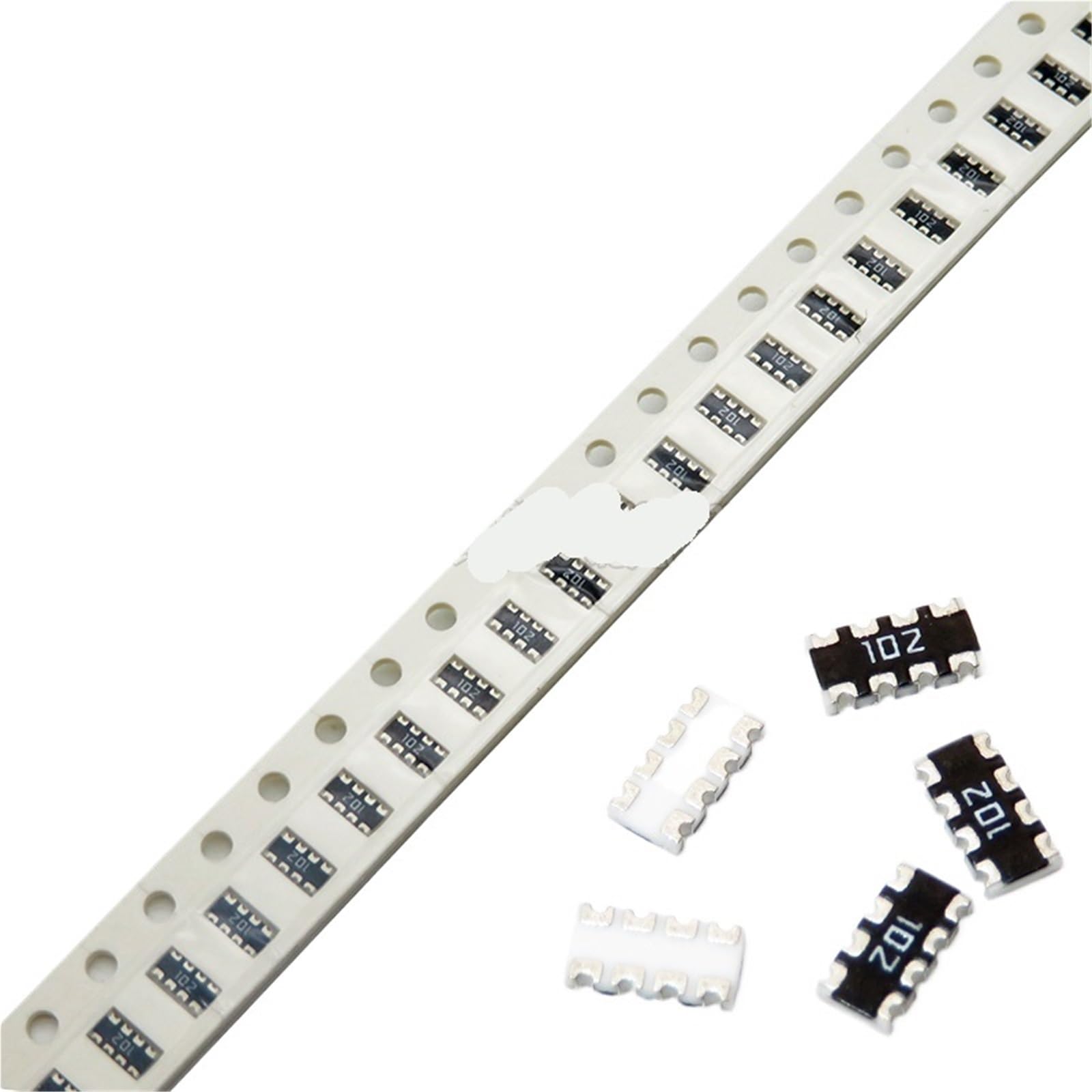 Résistance réseau CMS 0603 6.8K 8P4R pour éliminer l'encombrement et simplifier vos PCB saturés