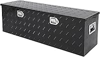 Vista 14 de Caja de Herramientas para Cama de Camión de 63 Pulgadas, Resistente, Pick up con Banda de Rodadura de 5 Barras, Caja de Almacenamiento, Cajas