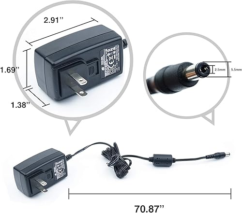Miniatura 3 de Plustek Adaptador de corriente 24V 1.25A para OpticPro A320L, OpticBook A300 Plus, SmartOffice PS506U, PS3140U, PS3180U uso
