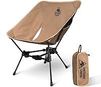 OneTigris Tigerblade Lightweight Backpacking Chair - Compact Folding Camping Chair for Hiking, 330 lbs Capacity