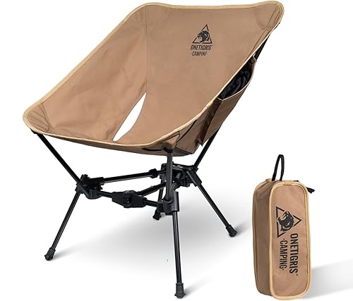 Miniatura 1 de OneTigris Tigerblade - Silla de camping, ligera, plegable, silla de senderismo, compacta, portátil, capacidad de 330 libras