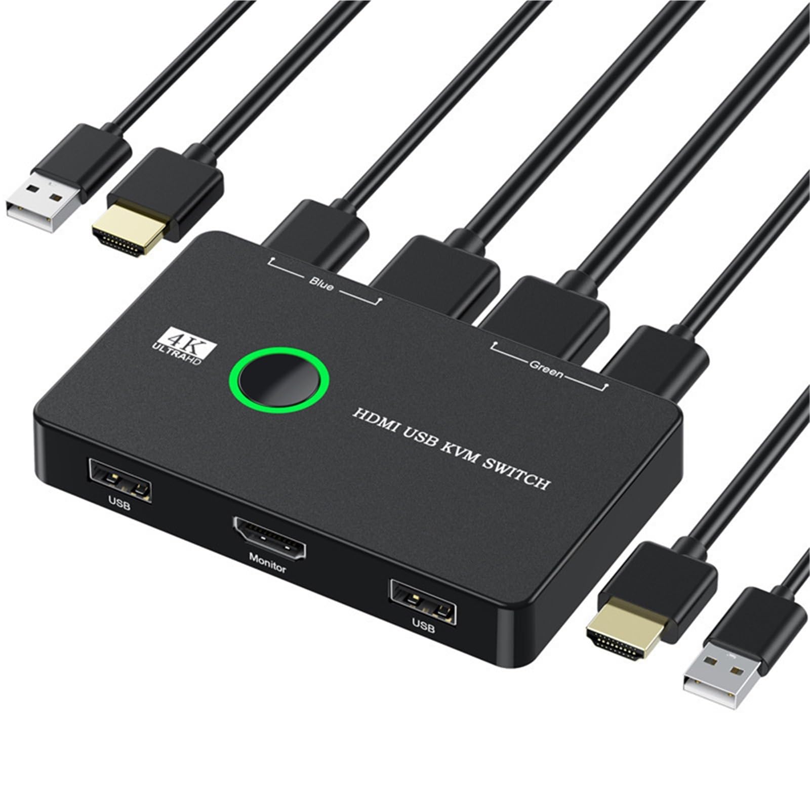 Stacja ładująca USB, Przełącznik USB/HDMI/KVM Do Udostępniania Klawiatury I Myszy Pomiędzy 2 Komputerami