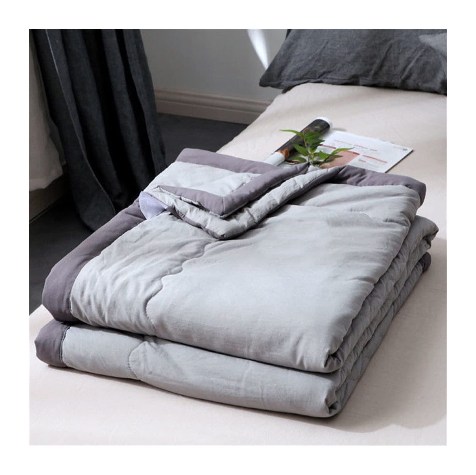 EBzvblxm Cooling Blanket for Summer, Summer Cooling Blanket Cotton Soft Thin Comforter Bedspread Multiple Sizes(02,170x200cm)
