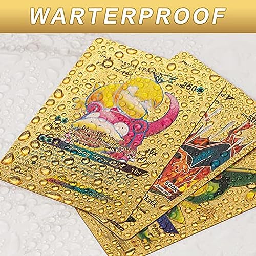 Image of VARIYA ENTERPRISE New Playing Cards | 55 Pcs Gold Foil Card | Assorted Cards TCG Deck Box | V Series Cards Vmax GX Rare Golden Cards and Common-Rare Mystery Card | Best Gift for Kids