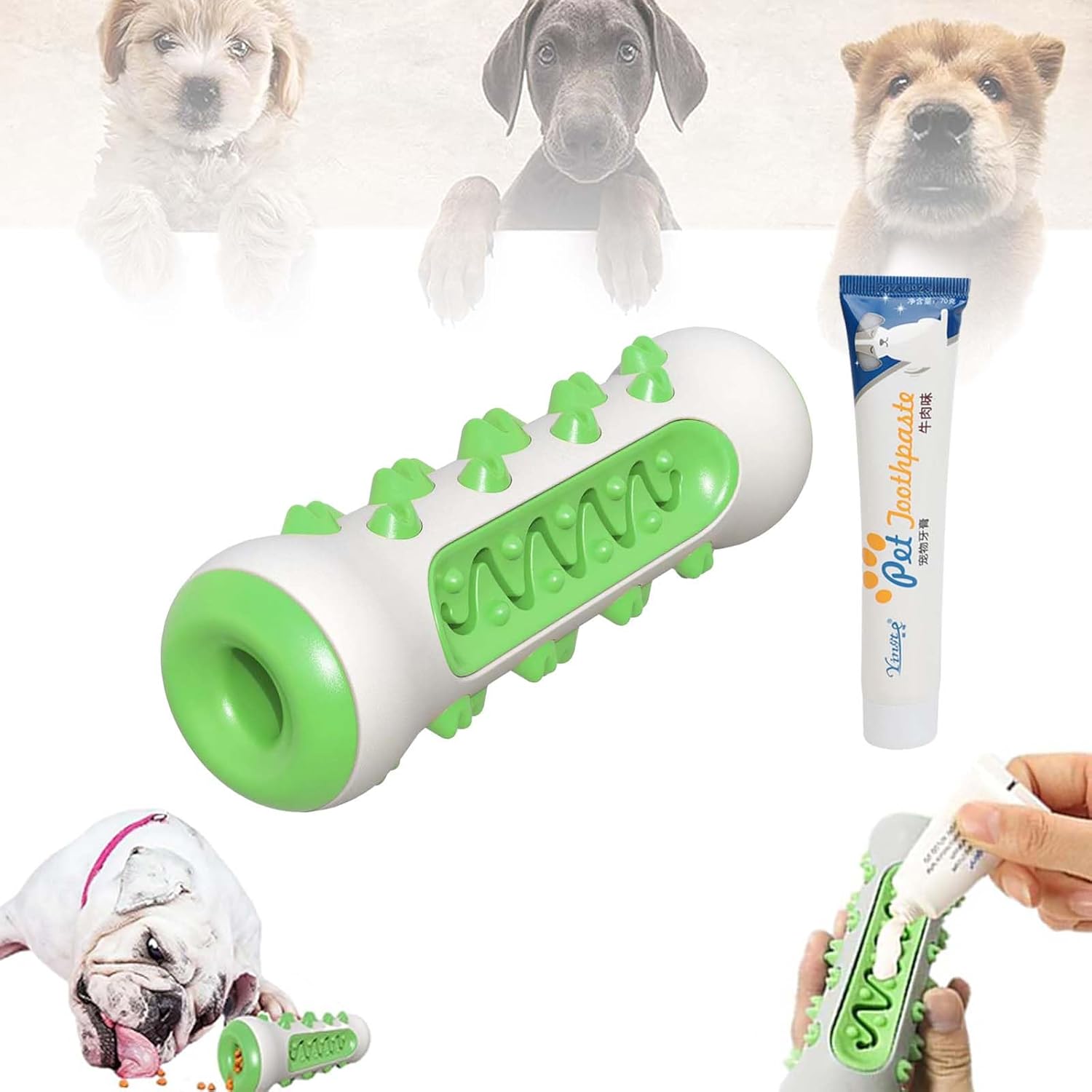 The Poochchew 2024 Best Dog Chew Toothbrush,Pet Dog Chew Toys Teeth