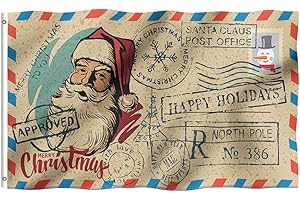 Tititex Merry Christmas Happy Holidays Garden Flag 3x5 Ft