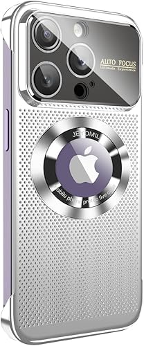 Miniatura 9 de Omio - Funda para teléfono con disipación de calor para iPhone 13 Pro Max, compatible con MagSafe, carcasa delgada sin marco chapado con ventana de